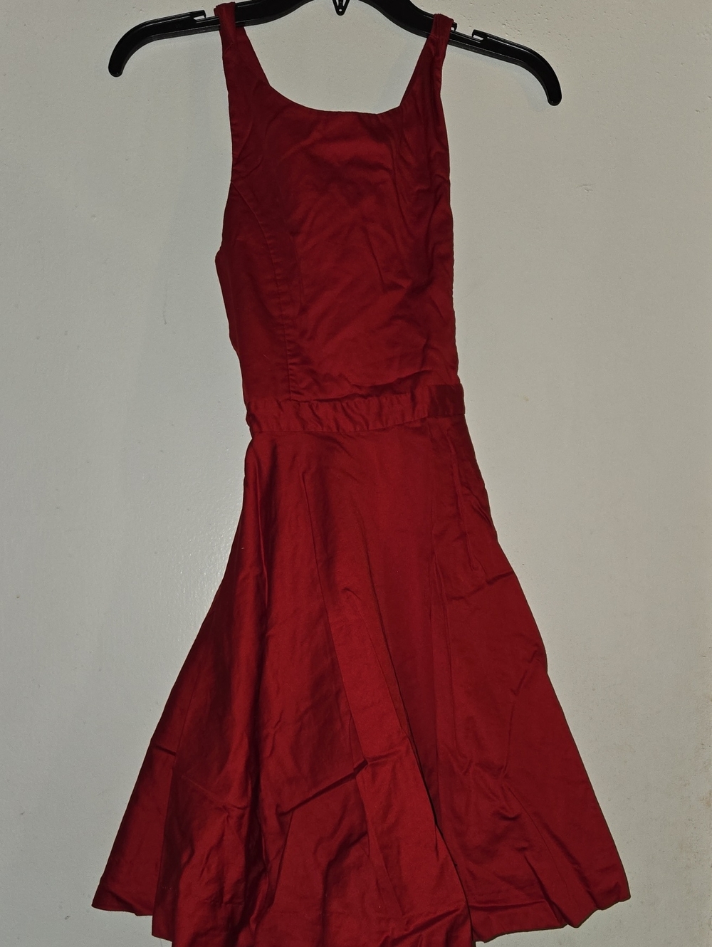 Ralph Lauren Red Sleeveless Midi Dress